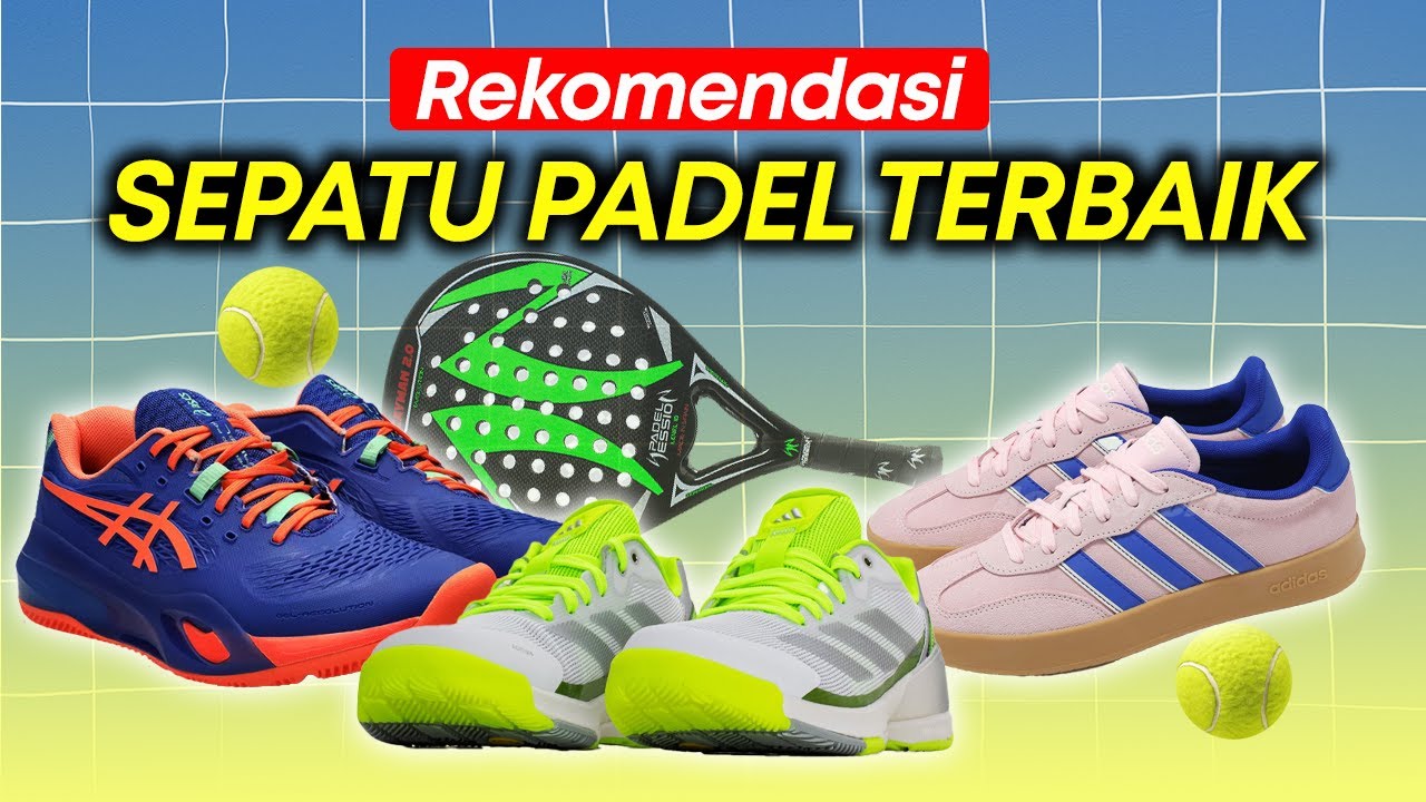 5 Rekomendasi Sepatu Padel Tennis Terbaik Harga Affordable!!