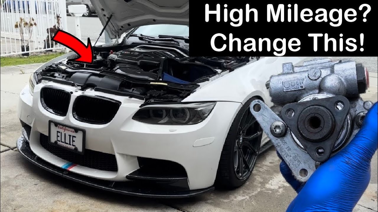 Внезапная проблема с рулевым управлением E90 M3 Замена насоса гидроусилителя руля своими руками E...