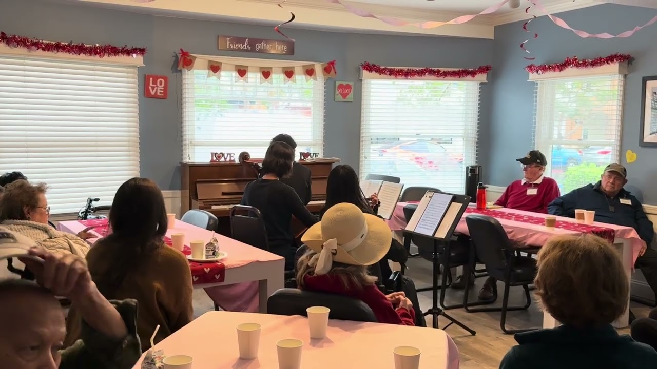 The Luminis Trio performing Mendelssohn piano trio at the Little Blue House of the Glenner Centers 
