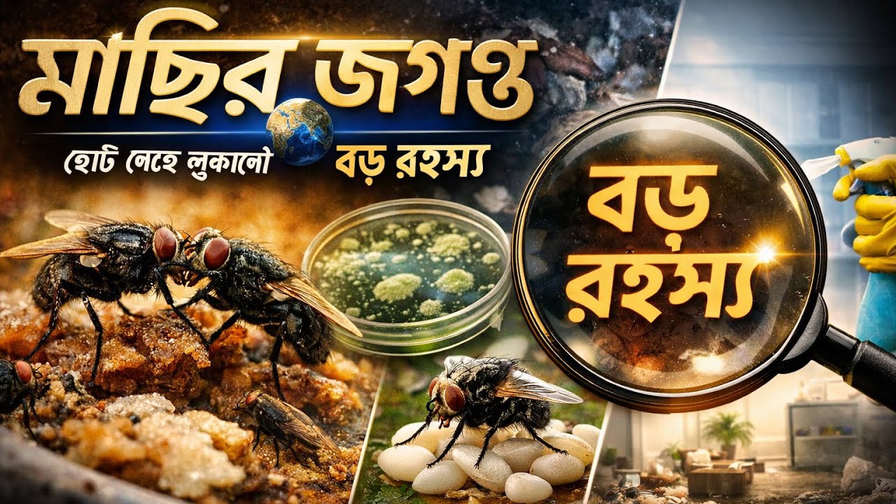 “মাছির জগৎ 🌍 | ছোট দেহে লুকানো বড় রহস্য”