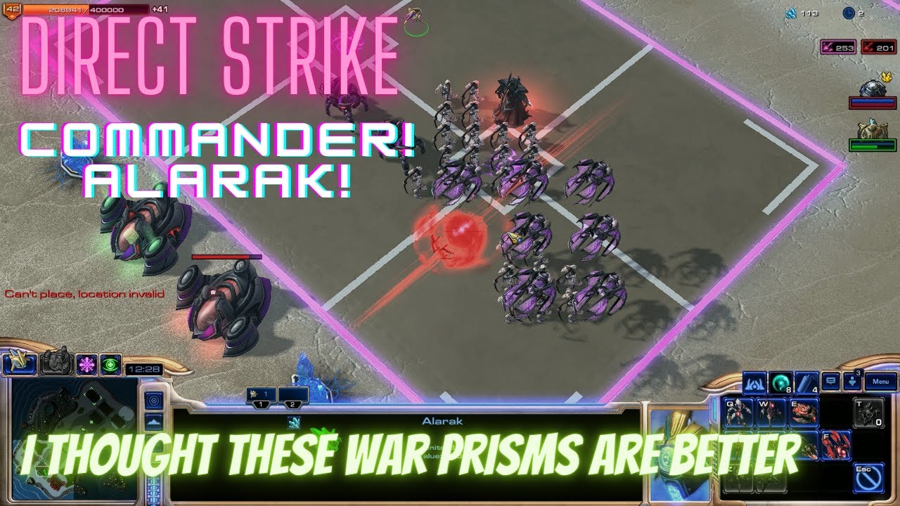 Starcraft 2 Direct Strike Commander Alarak: I Thought These War Prisms Are Better