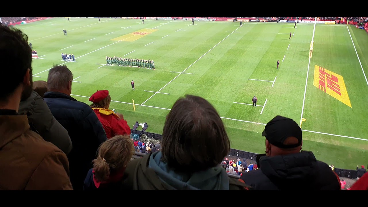Wales vs South Africa, the Anthems 06.11.2021