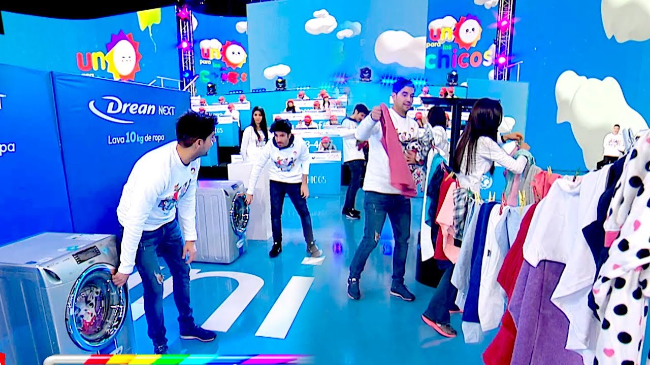 El juego Drean hizo lavar la ropa a varios famosos en #UnSol2019