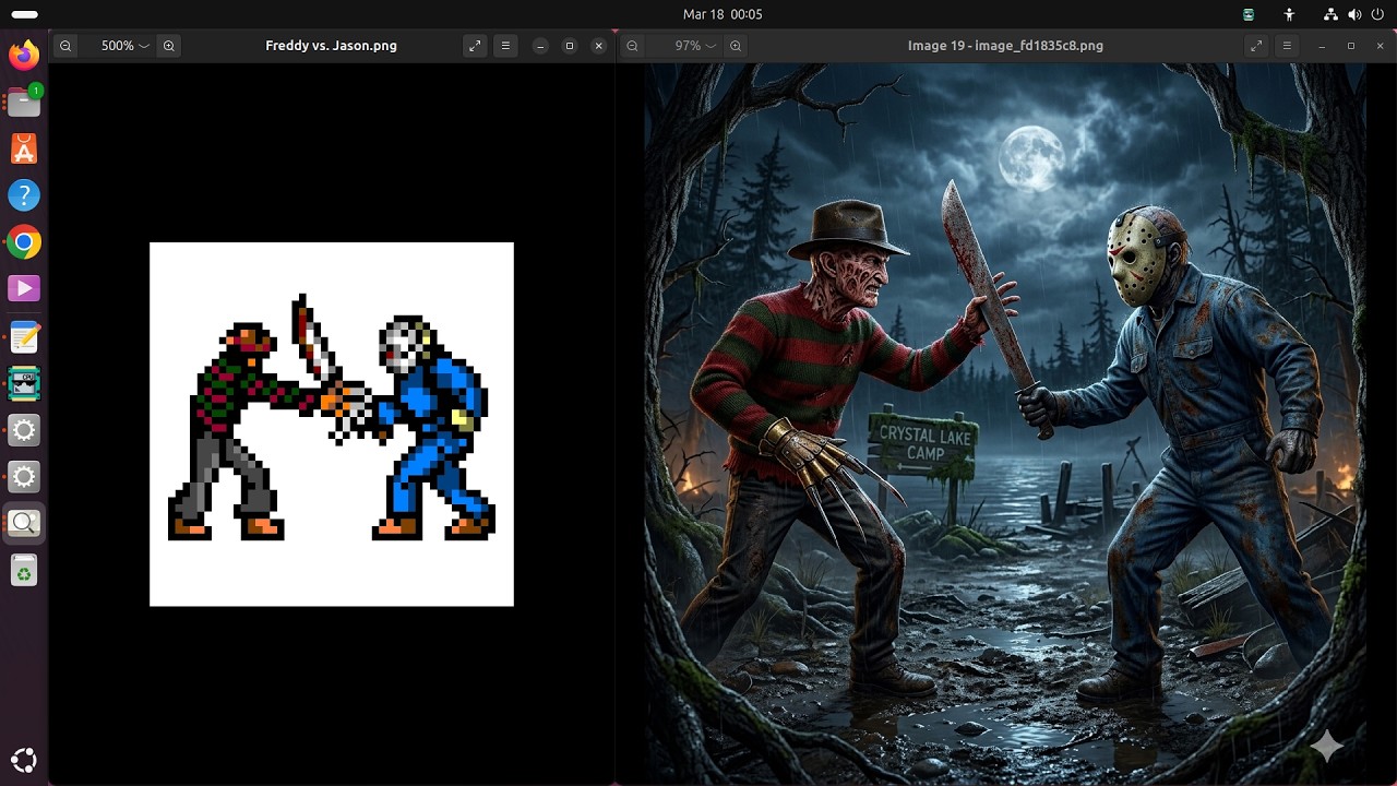 My eighth session with Google Gemini AI and Nano Banana 2 interpretations of uploaded images