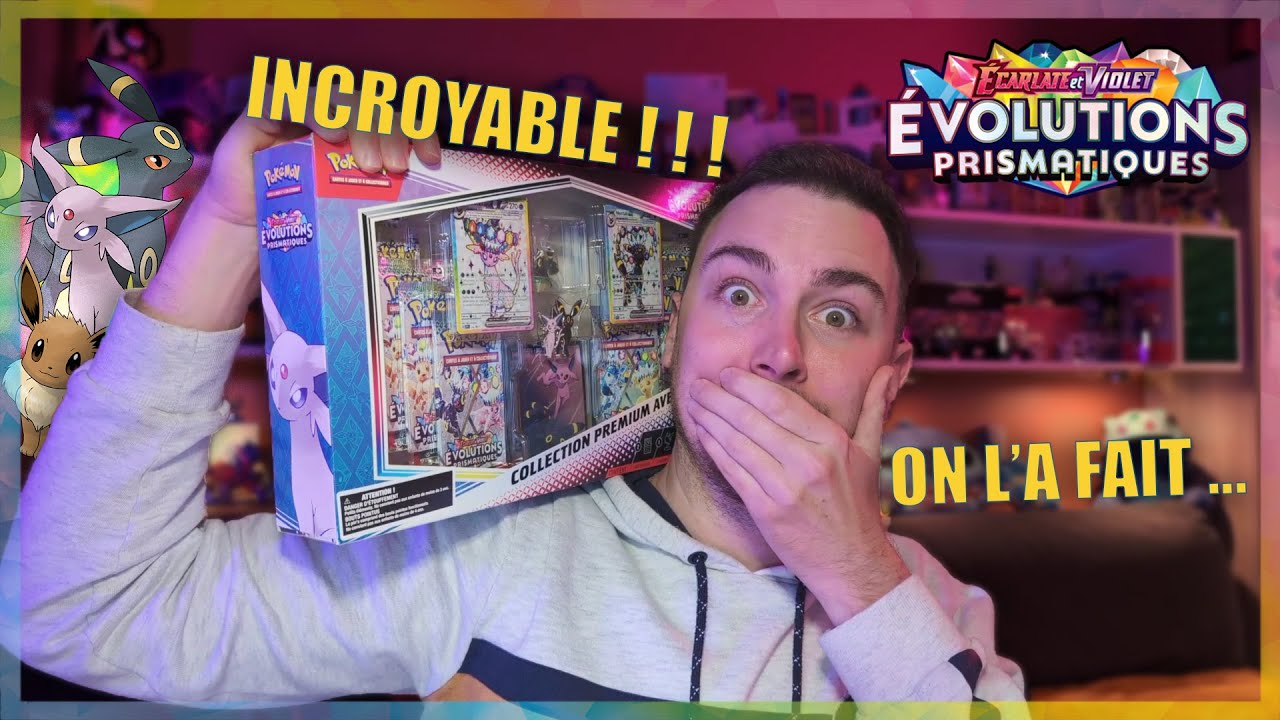 JE SORS ENFIN DU LOURD SUR PRISMATIQUES !! Coffret Figurine Mentali et Noctali | Ouverture Pokémon