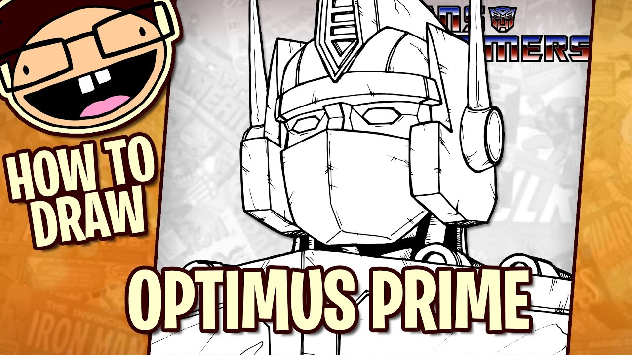 How to Draw G1 OPTIMUS PRIME (Transformers TV Series) | Narrated Step-by-Step Tutorial