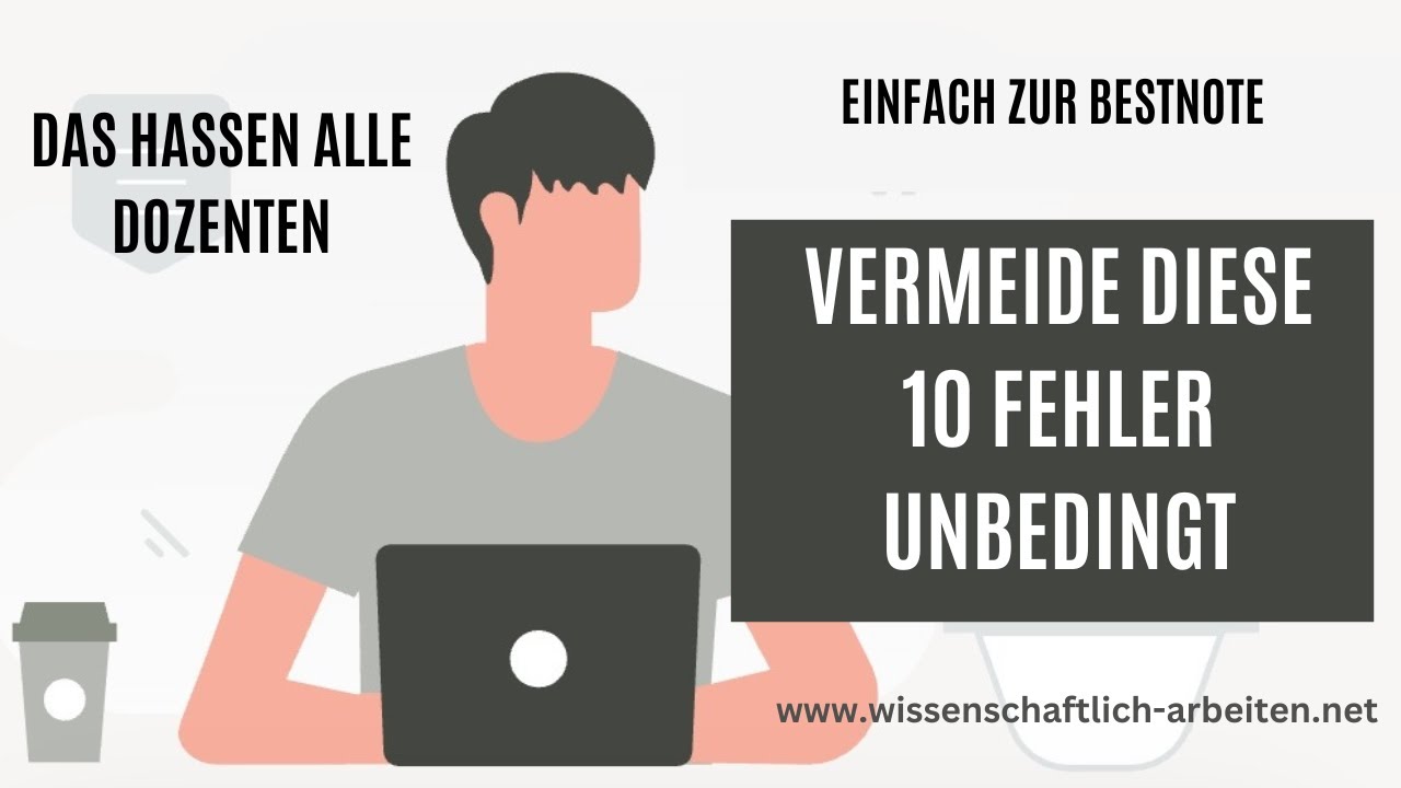 Die 10 h&auml;ufigsten Fehler beim Schreiben einer Bachelorarbeit und wie Du sie vermeidest