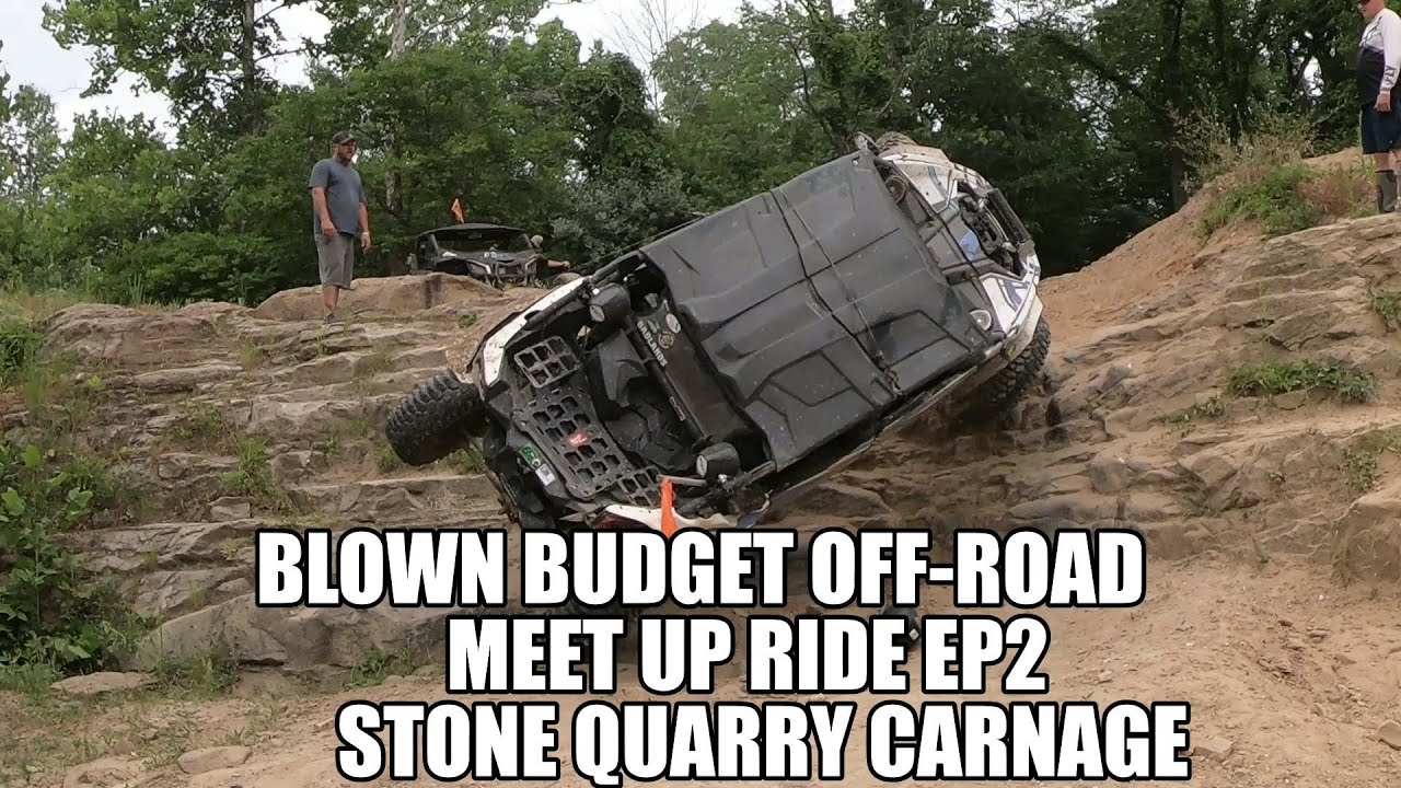 Group Ride With Blown Budget Off-Road At Badlands Off-Road Park  Stone Quarry Carnage Ep2