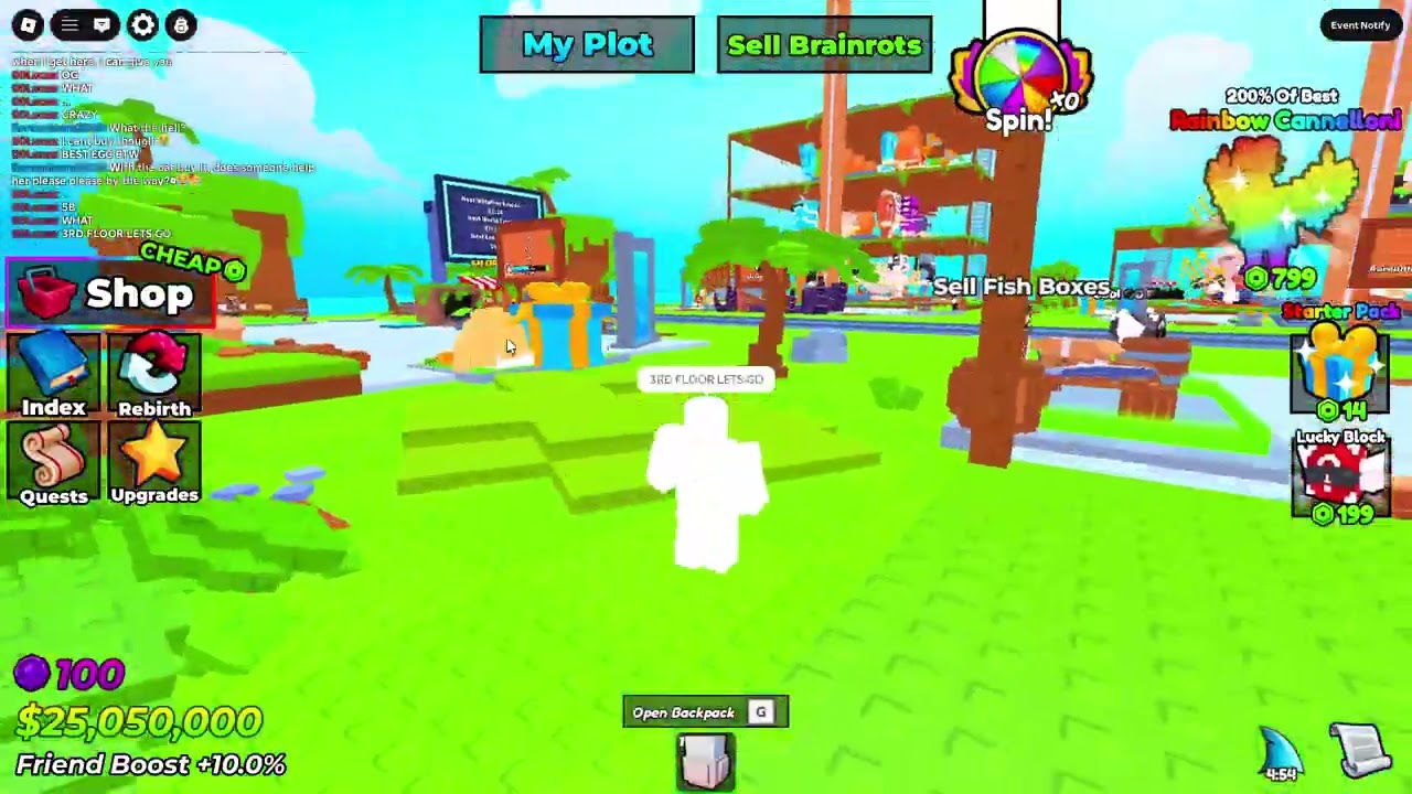 Today i played my fishing brainrots with my sister rareunicorn2025