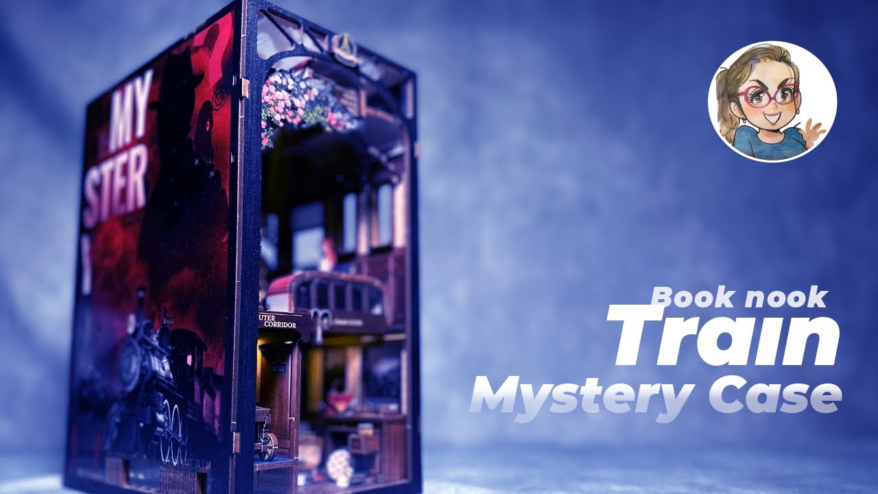 Train Mystery Adventure | DIY Miniature Booknook Crafts | Book nook by Cutebee