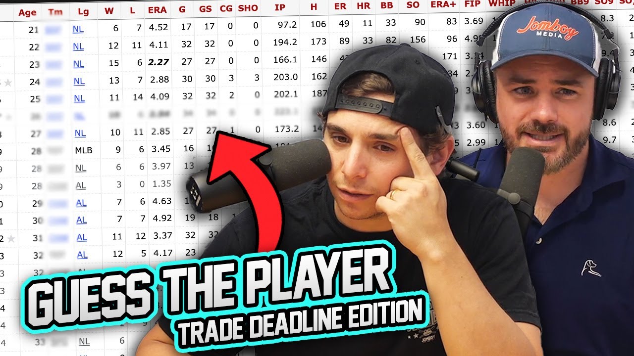 Can we name these Trade Deadline players ONLY by their stats?
