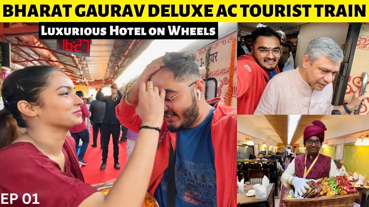 Bharat Gaurav Tourist Train Journey | Garvi Gujarat India’s Top Luxury Tourist Train Journey EP-01
