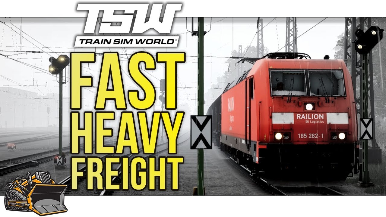 Train Sim World Железная дорога Майн-Шпессарт | Скоростные тяжёлые грузовые перевозки