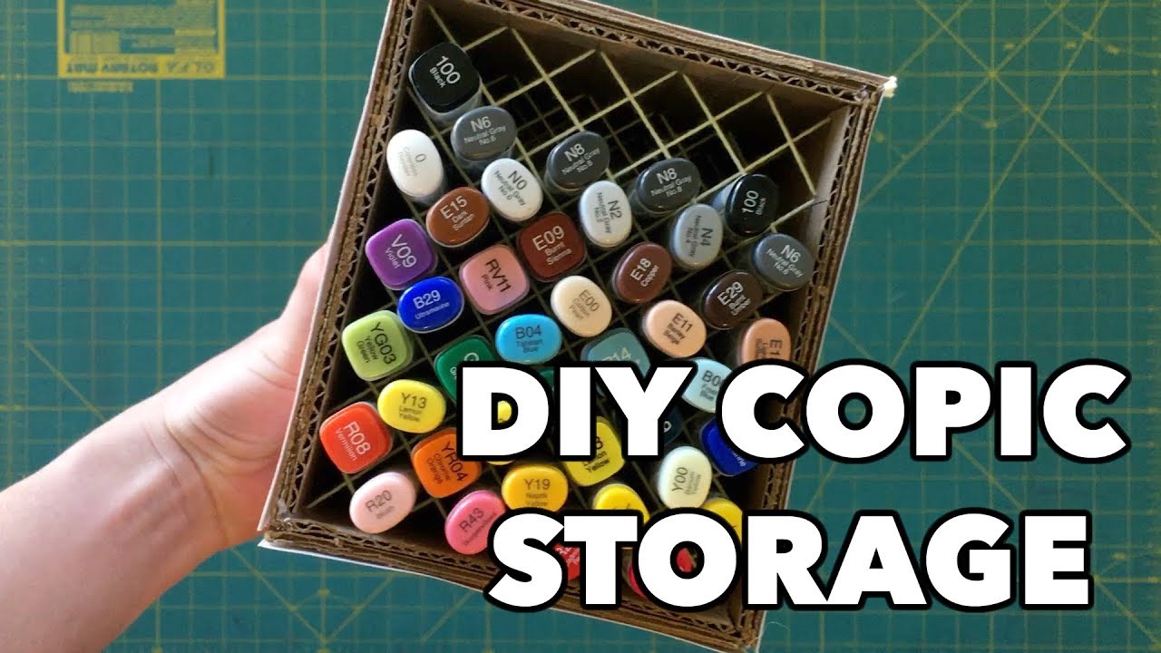 DIY Copic Marker Storage