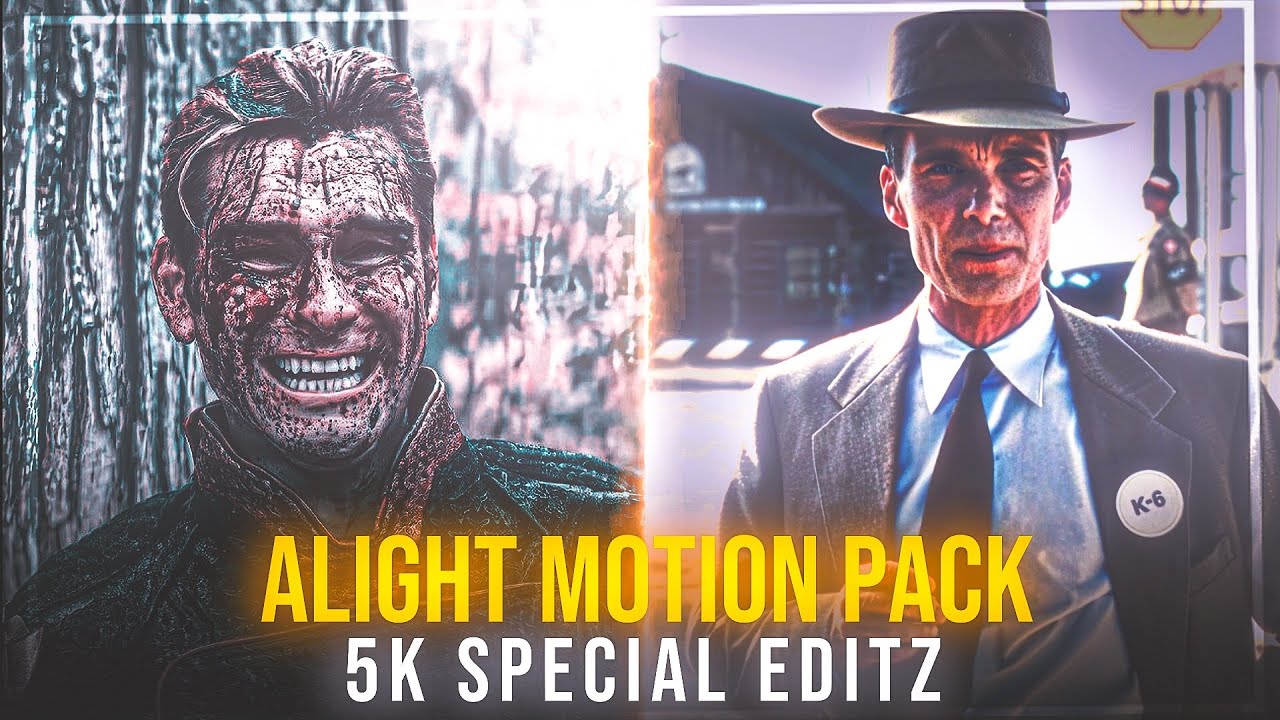 5K Special Alight Motion MEGA Pack💀 | Best Pack EVER | Alight Motion |☠️🫨