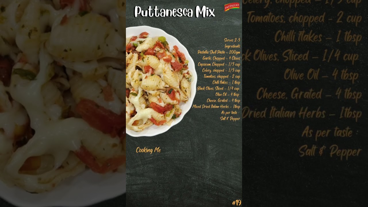 Puttanesca Mix  #pasta #pastalovers #pastallio #pastarecipe #puttanescapasta #italianpasta