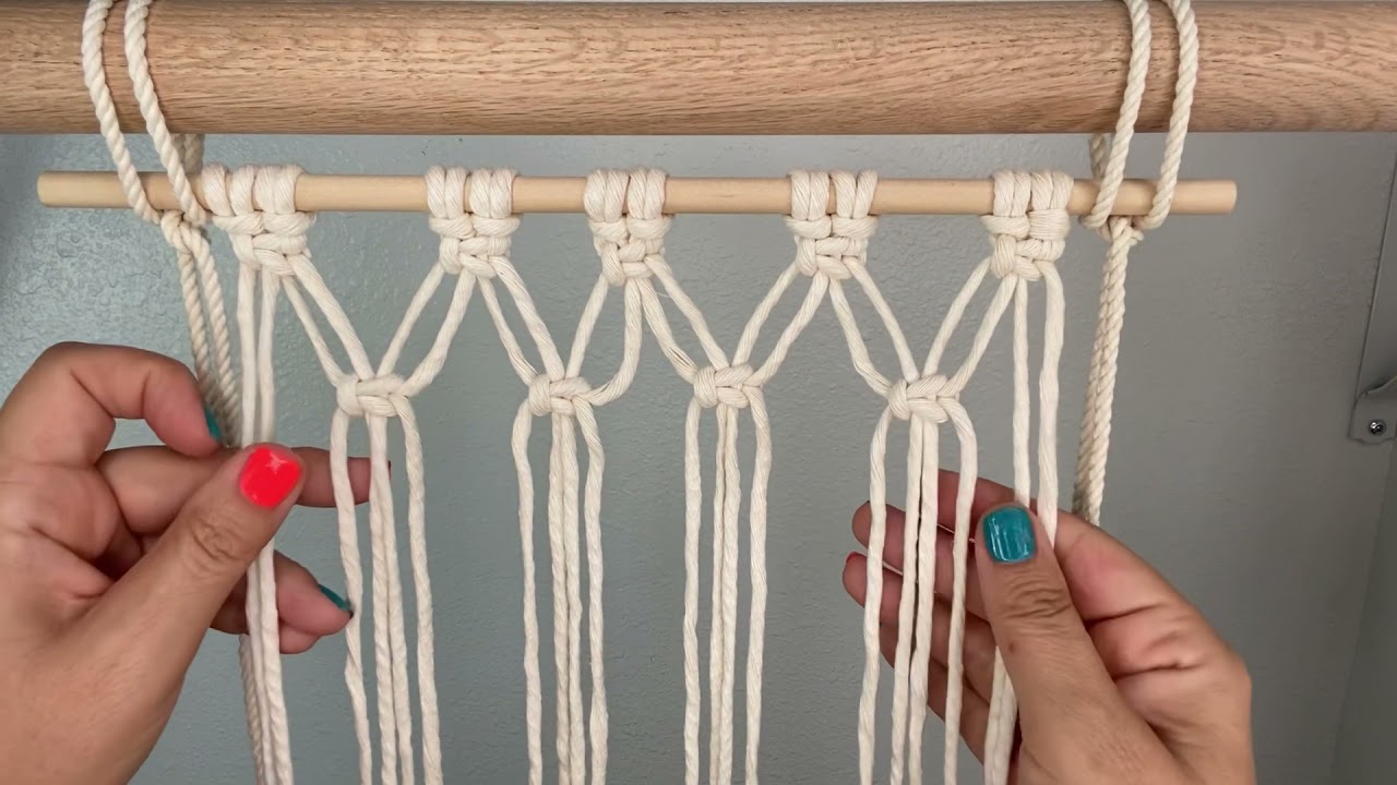 How to make a Macrame Fruit Hammock