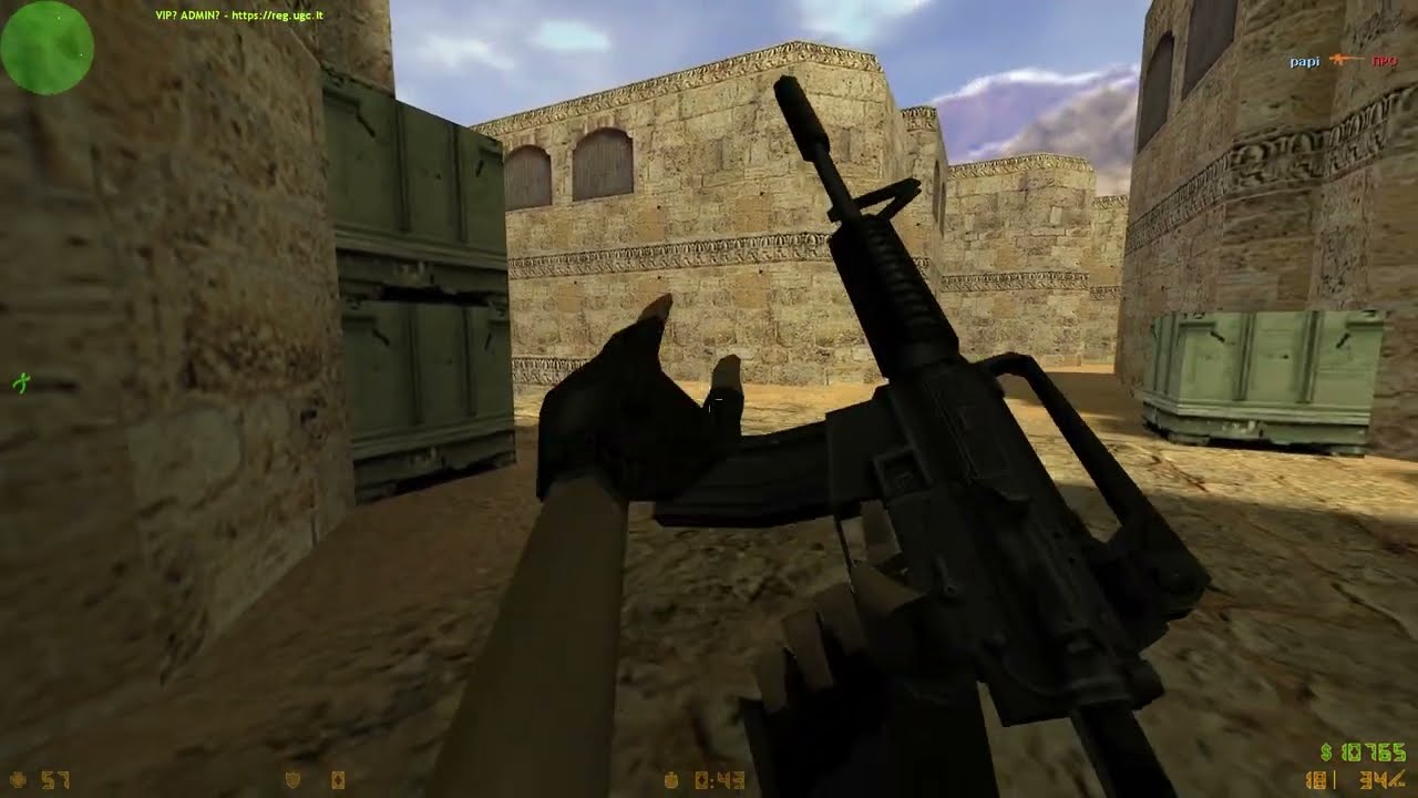 Other Way - de_dust2 - 4 Kills / 2 hs (M4A1) - Single #66 - Counter Strike 1.6