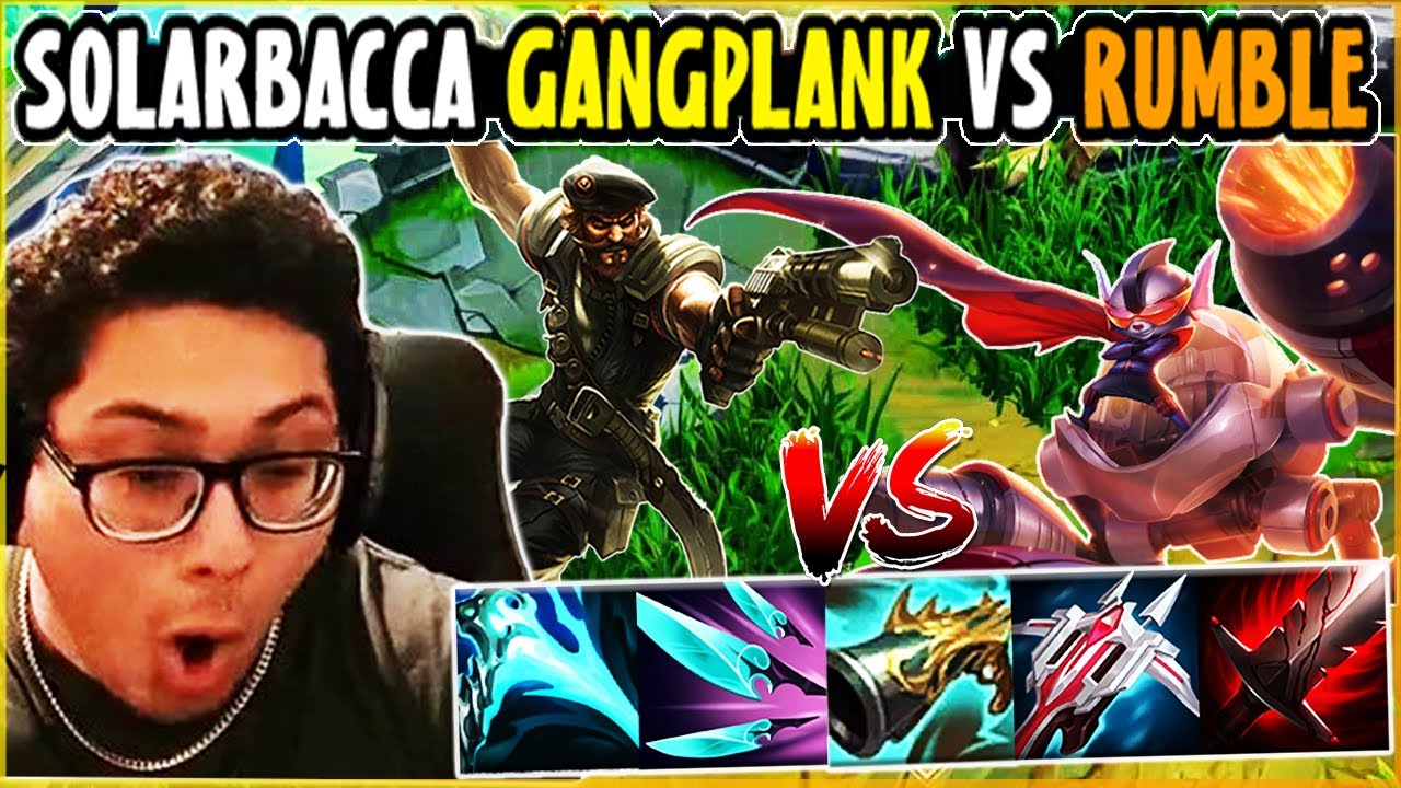 SOLARBACCA Gangplank Vs Rumble Top - NA Challenger - Patch 14.4