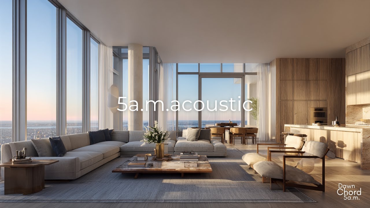 まだ誰もいない街を眺めながら。早朝5時のアコースティック風景｜Overlooking the Empty City | An Acoustic Scenery at 5 a.m.