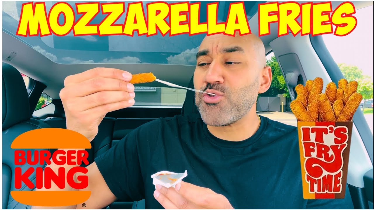 🧀🤤Burger King’s New Cheeeesiest Snack! New Mozzarella Fries