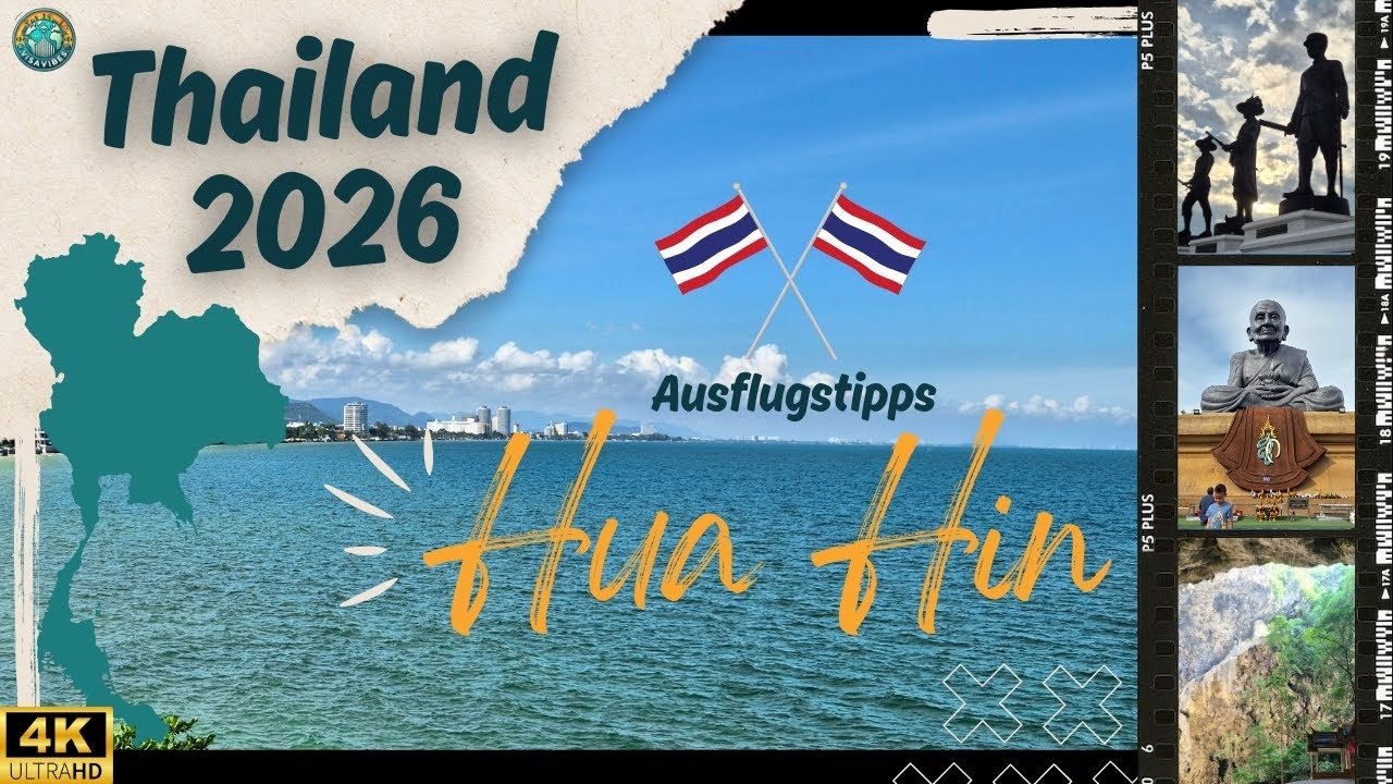 Hua Hin Vlog #2 | Höhlentempel, Riesenstatuen & Großer Mönch | Thailand 2026 Ausflugziele