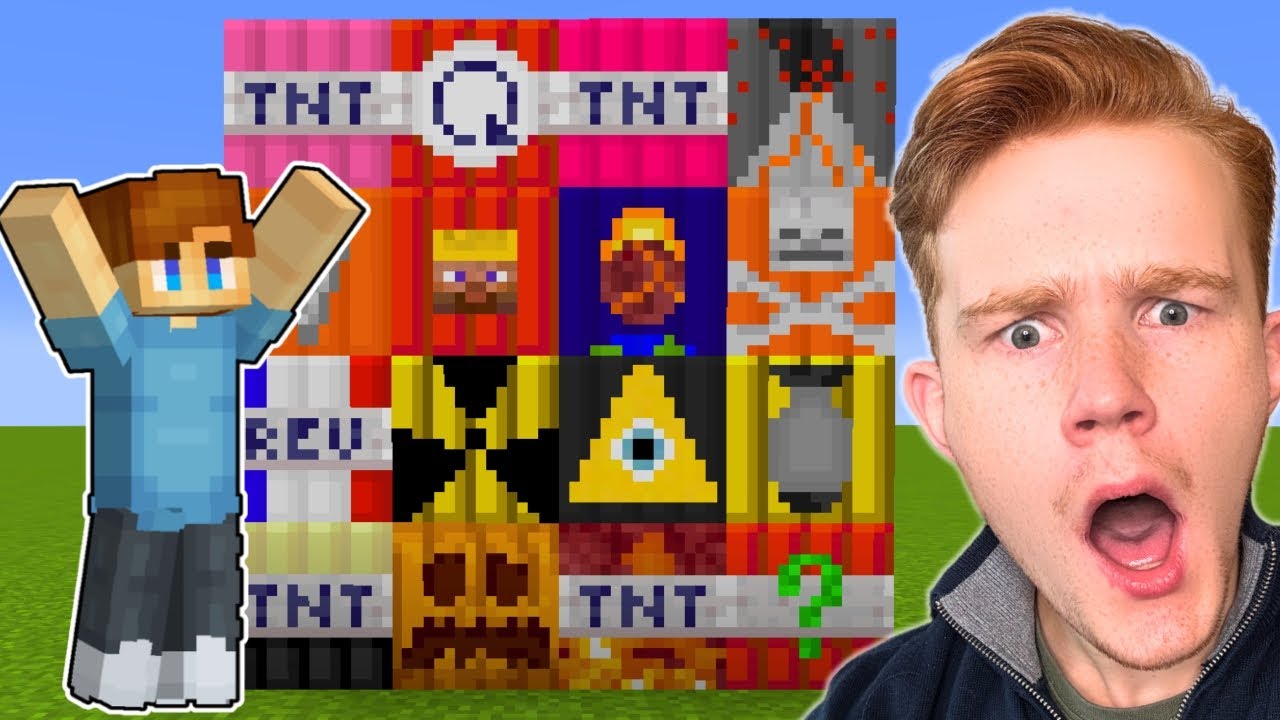 Minecraft MER TNT MOD (100+ TNT EXPLOSIONER OCH DYNAMIT)