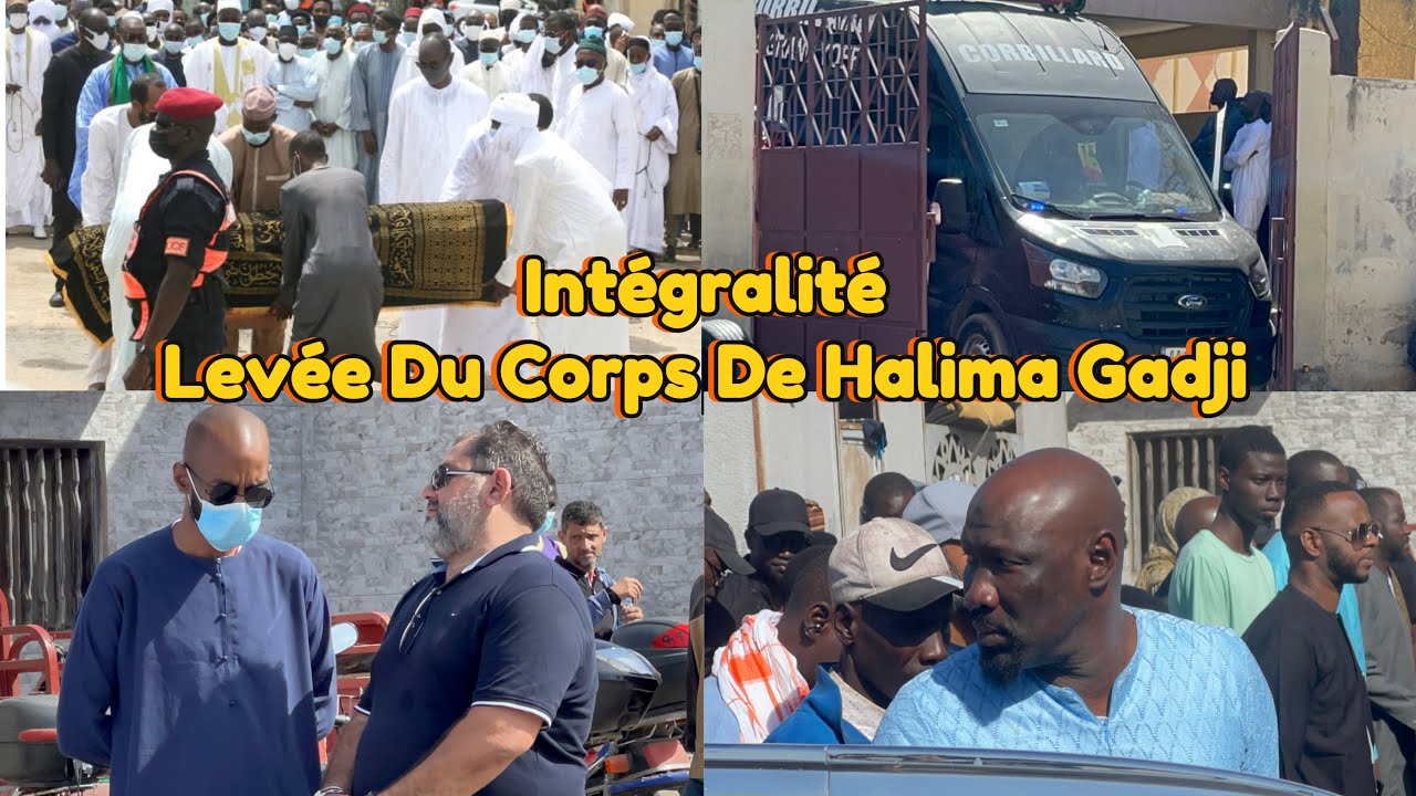 INTÉGRALITÉ LEVÉE DU CORPS DE HALIMA GADJI AVEC JOJO KADER SON FRÈRE ET KHALIL THIAM 