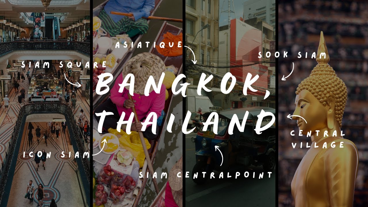 Bangkok, Thailand Vlog- ICON Siam, Siam Square, Central Village, Sook Siam, Asiatique River Cruise