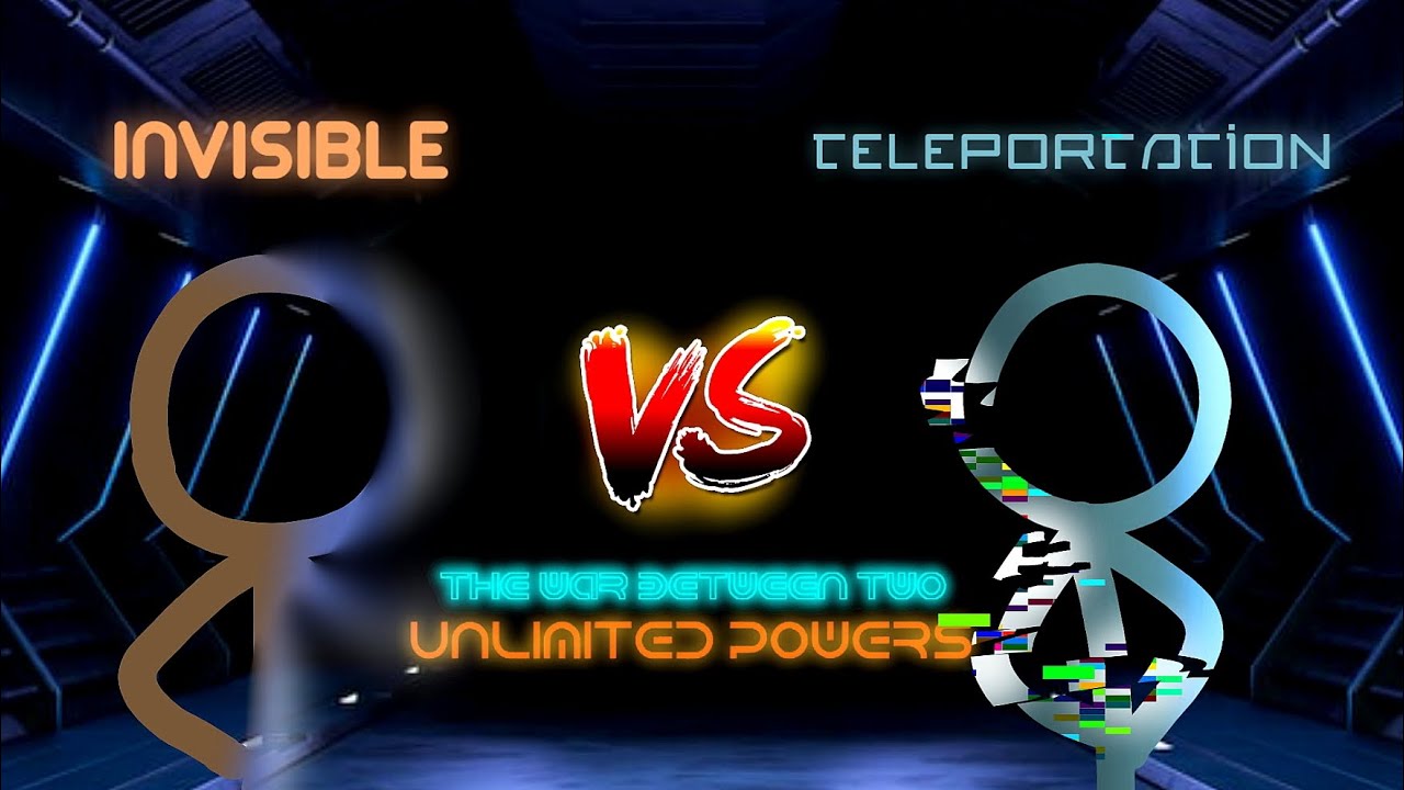 Ash-Blue Vs Ash-Brown | Invisible Vs Teleportation | Stickman fighting animation | @ammaarstudios