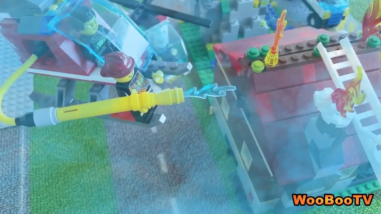 LASTENOHJELMIA SUOMEKSI - Lego city - Poliisien ja palomiesten päivä - osa 3