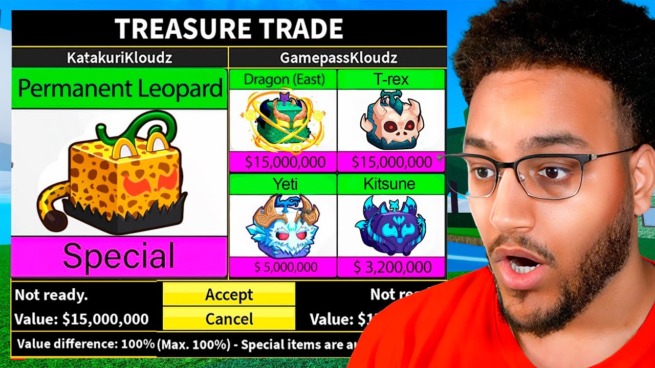Trading PERMANENT Beast Blox Fruits For 24 Hours