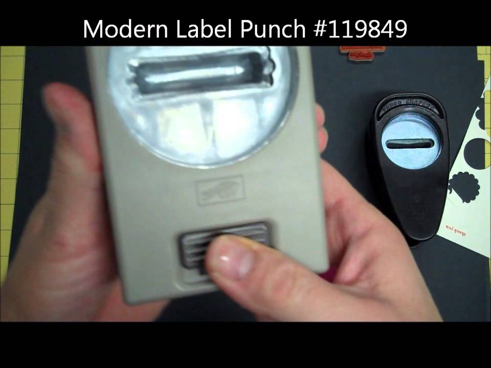 Stampin' Up! Two Minute Quick Tip:  Make the Word Window Punch Different Sizes!