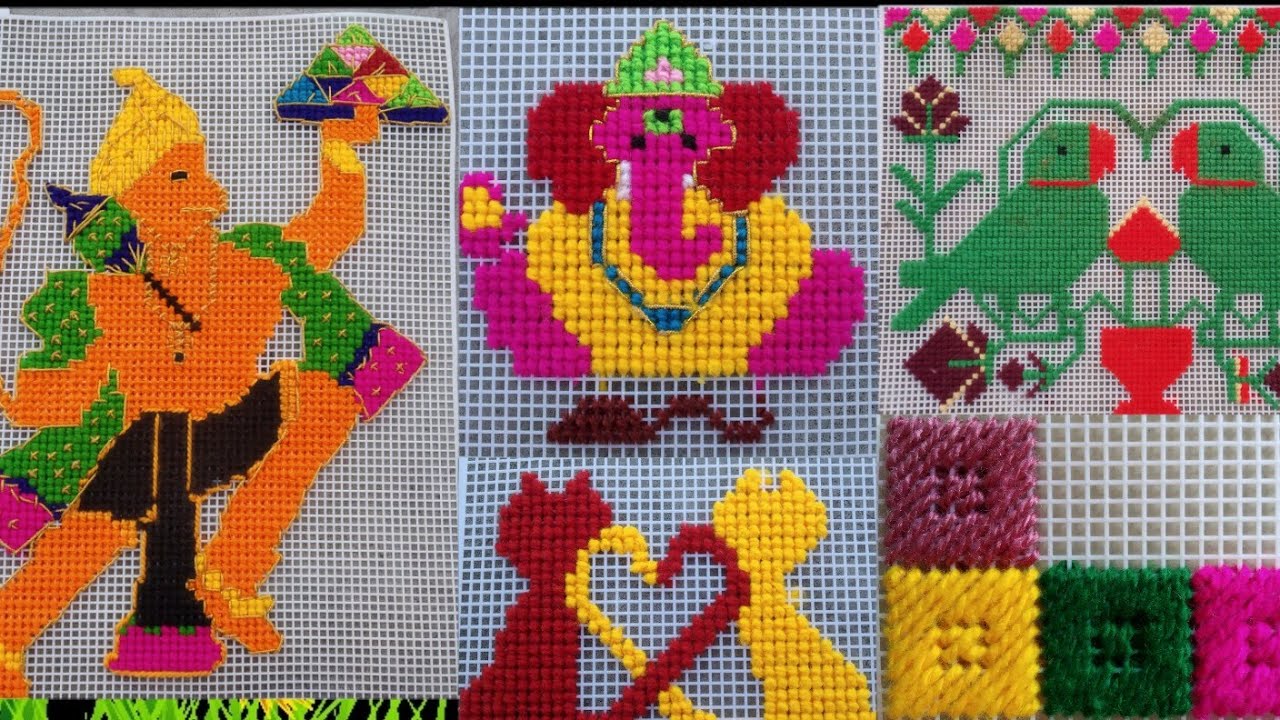 Diy - Handmade Wall Hanging Using Woolen || Home decoration with Woolen || hand Embroidery ||Nisha