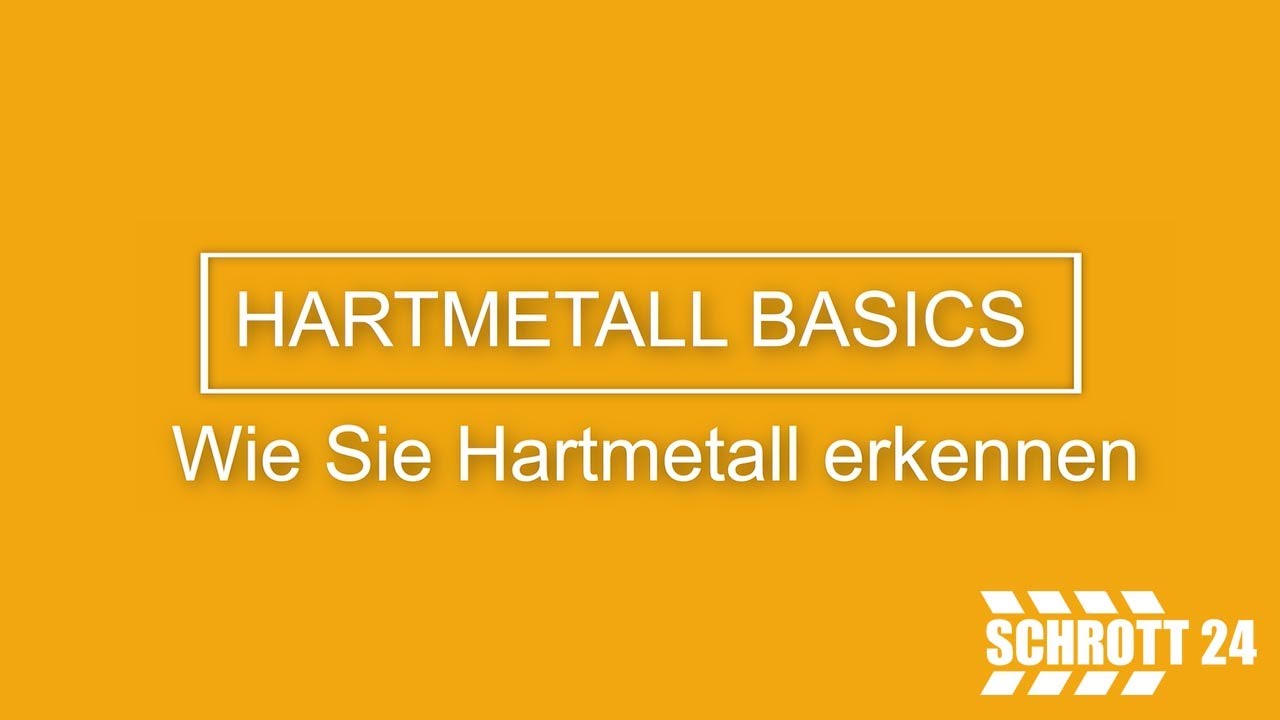 HARTMETALL BASICS: Hartmetall-Sorten und 3 Indikatoren zum Erkennen von Hartmetall | SCHROTT24