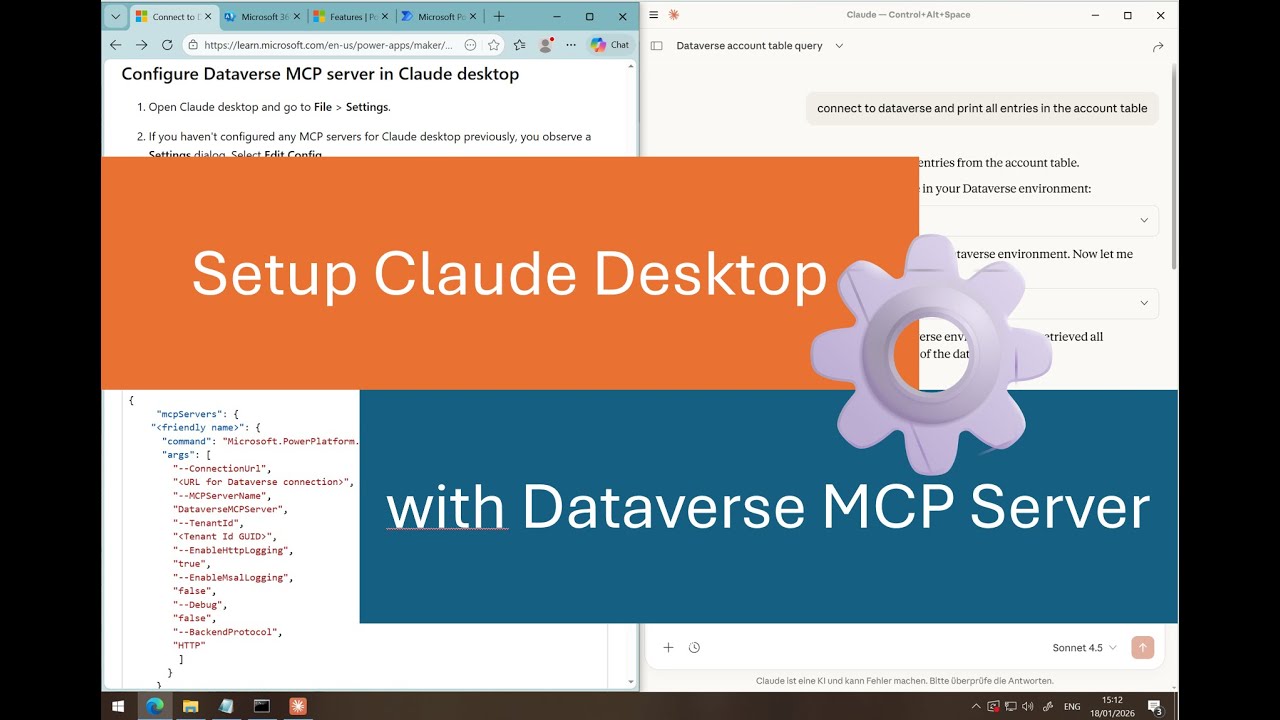 Setup MCP Server for Dataverse with Claude Desktop