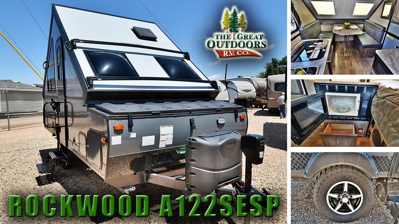 New Extreme Sport Pop Up Camper 2018 ROCKWOOD A122SESP Hard Sided RV Trailer Colorado