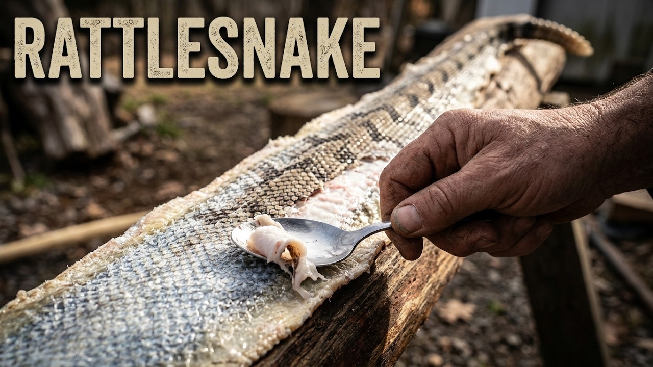 Rattle Snake Fleshing And Salting