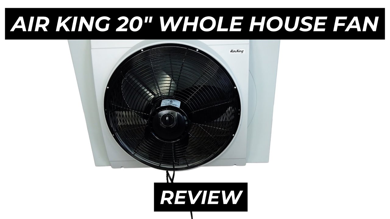 Air King Whole House Window Fan Review - 20