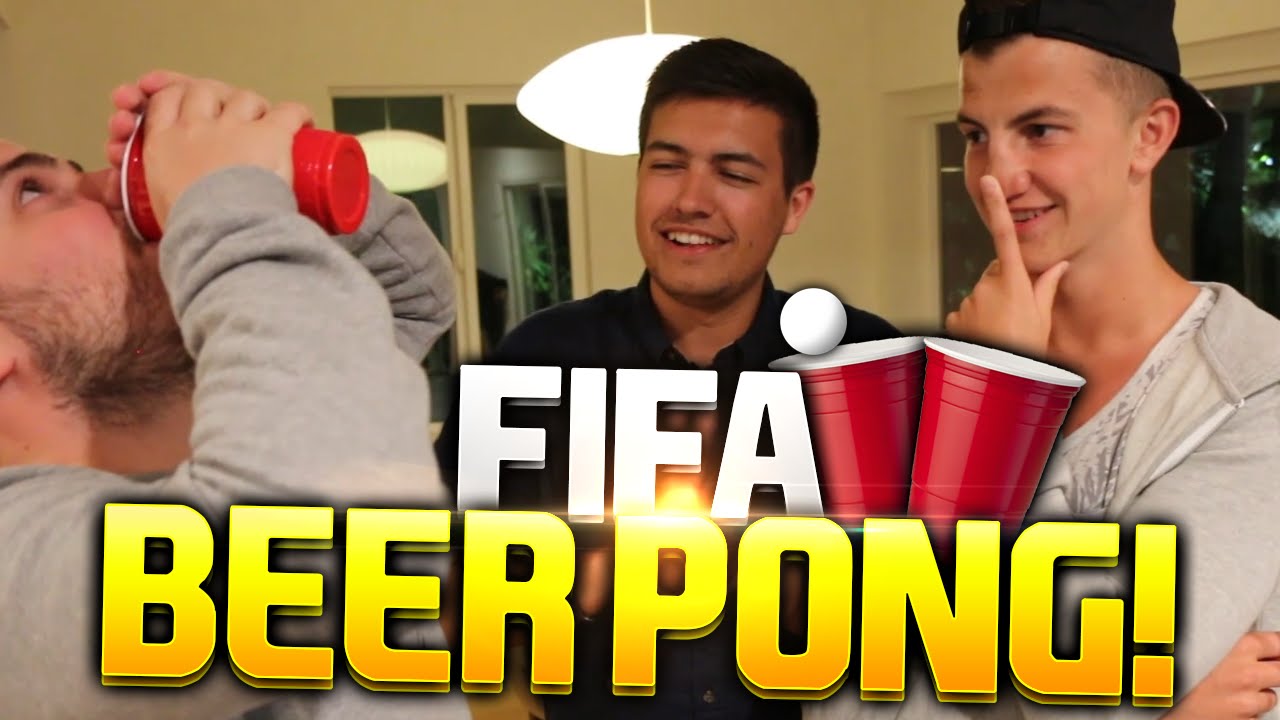 FIFA BEER PONG w/YOUTUBERS HUGE 100K PACKS DISCARD CHALLENGE