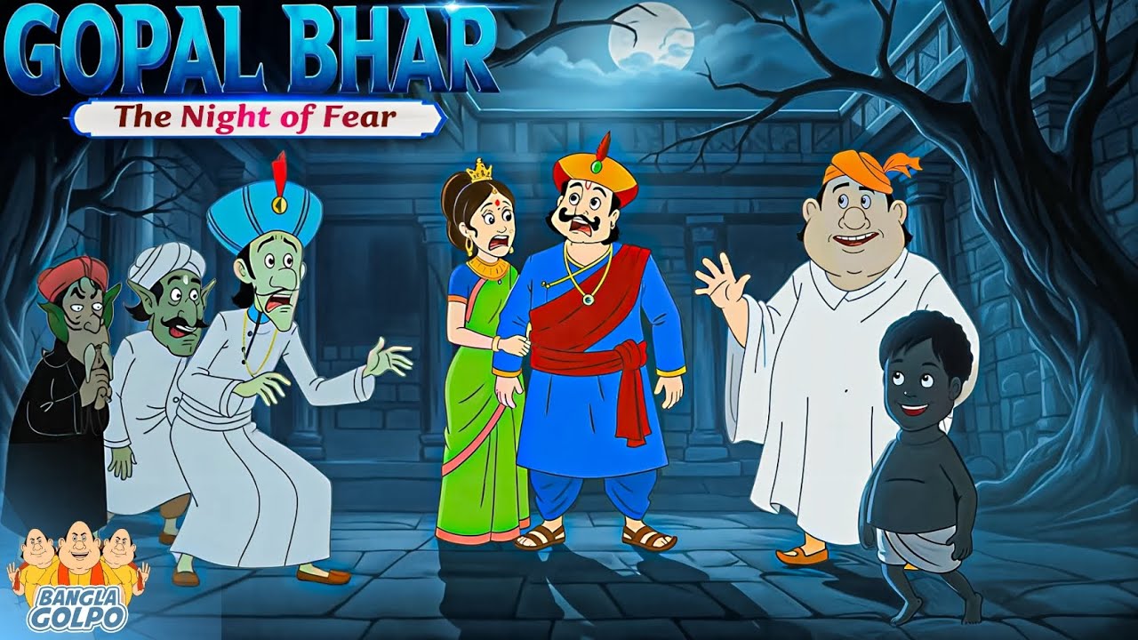 গোপাল ও মন্ত্রীর ভূত-মজা! কে ভয় পাবে সবচেয়ে বেশি? 😄👻| Gopal VS Mantri