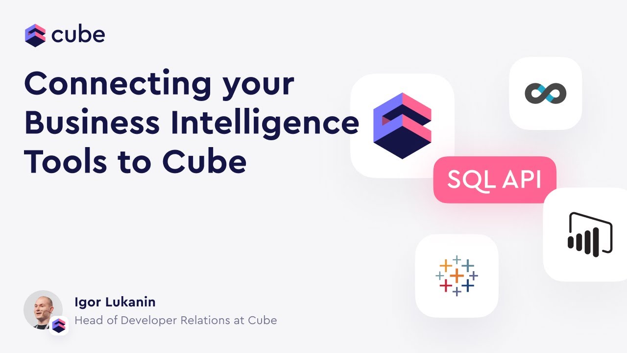 Connecting your BI Tools to Cube