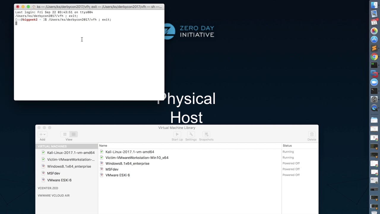 Demonstrating the vmware_host_open Metasploit Local Exploit Module