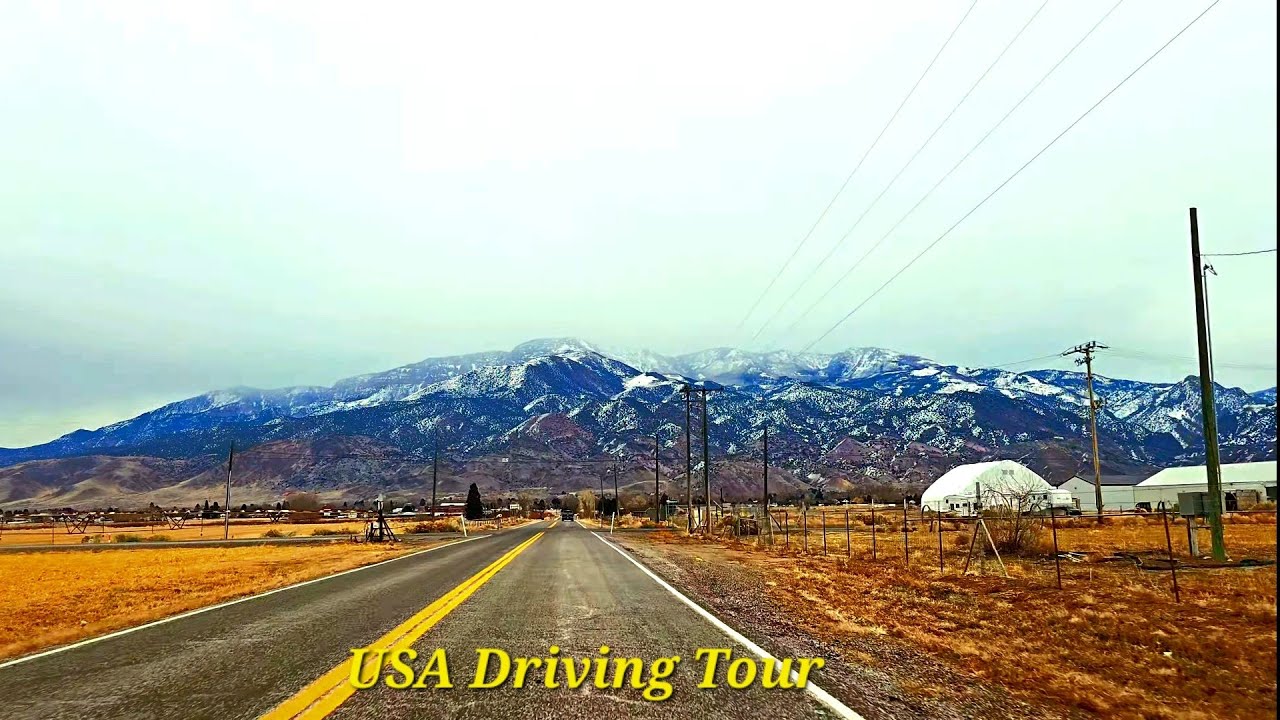 Scenic Drive Through Richfield, Utah, USA | Beautiful Landscapes & Small-Town Charm 🚗✨