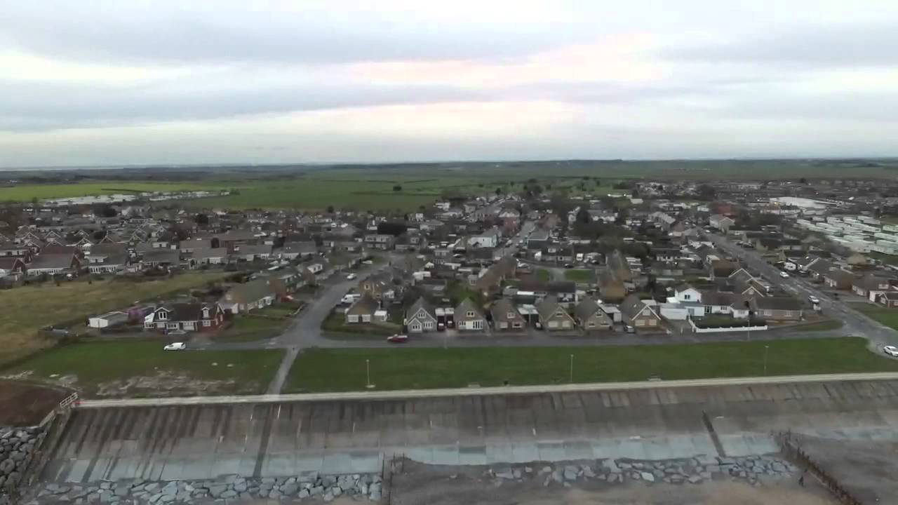Withernsea from above south to north