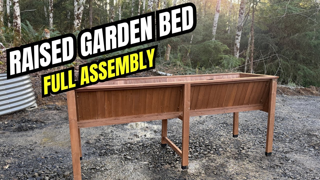 Building a Raised Garden Bed | Easy Assembly + First Impressions