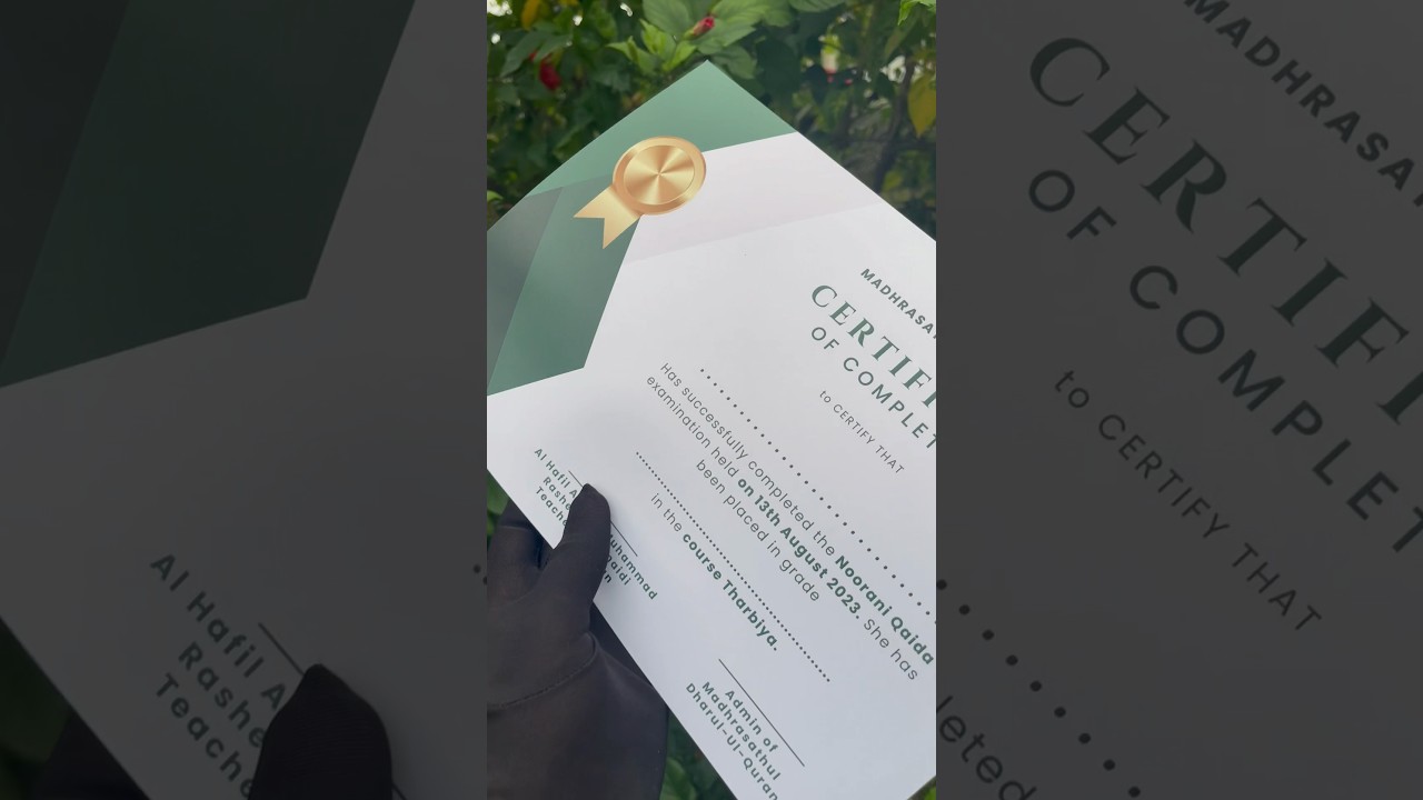 High Quality Digital Printing - Certificate for Education Center #certificate #graphic #digitalprint