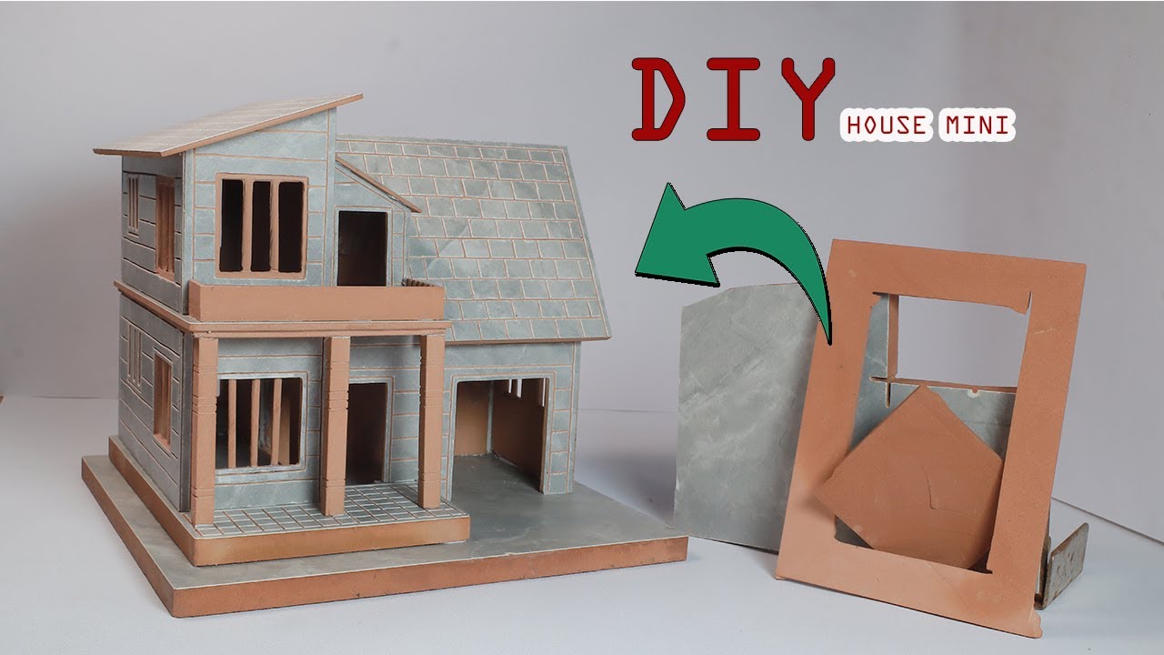 DIY - Unique Two-Story Mini House Project