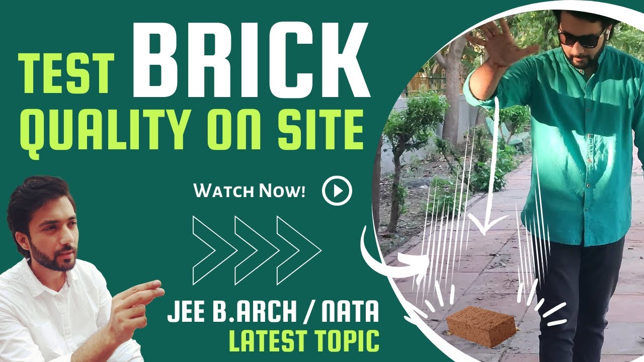 Test Quality of Brick in 1 Min #nata #practical #jeebarch #natacoaching  #brick #civilengineering