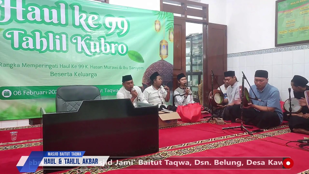 Tahlil Kubro dalam rangka haul Kyai Hasan Murawi ke 99